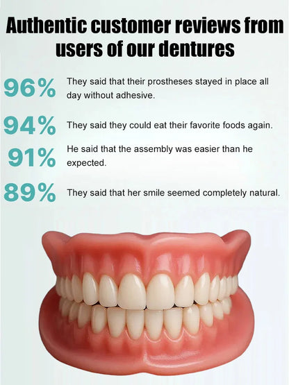 🎁Ends Today: 70% OFF! 🦷Advanced Customized Full Denture Set🦷 (🔥10,000+ Sold In Last 30 Day)
