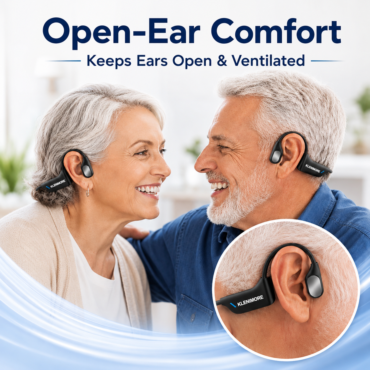 🔥 Final 2 Hours : Only Limited Stock Left🏆KLENIMORE®  Bone Conduction Smart Hearing Headphones （Mayo Clinic Recommended）