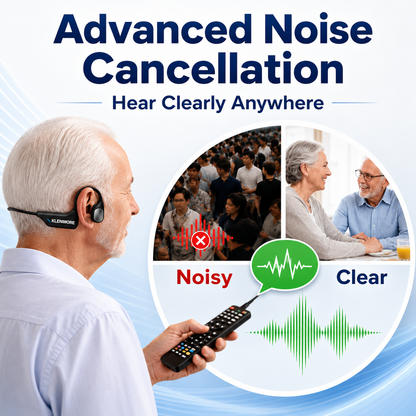 🔥 Final 2 Hours : Only Limited Stock Left🏆KLENIMORE®  Bone Conduction Smart Hearing Headphones （Mayo Clinic Recommended）