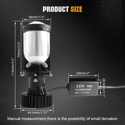 Mini Universal Projector LED Headlight